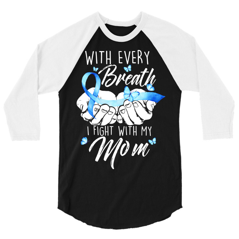 Diabetes Diabetic I Fight With My Mom Diabetes Awareness480 Diabetes A 3/4 Sleeve Shirt by circularflap | Artistshot