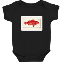 Antique Crustacean Print Homarus Americanus The American Lobster 57476 Baby Bodysuit | Artistshot