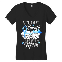 Diabetes Diabetic I Fight With My Mom Diabetes Awareness480 Diabetes A Women's V-neck T-shirt | Artistshot