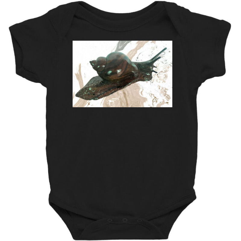 Snail I'd Rather Be A Snail T Shirt Baby Bodysuit by argo | Artistshot