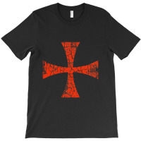 Knights Templar Cross Order Of Solomon's Temple Crusader T-shirt | Artistshot