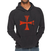 Knights Templar Cross Order Of Solomon's Temple Crusader Vintage Hoodie | Artistshot