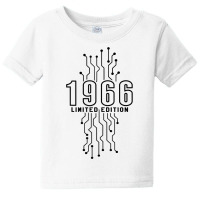 Birthday Year 1966 Limited Edition Gaming Gift Nerd Computer T Shirt Baby Tee | Artistshot