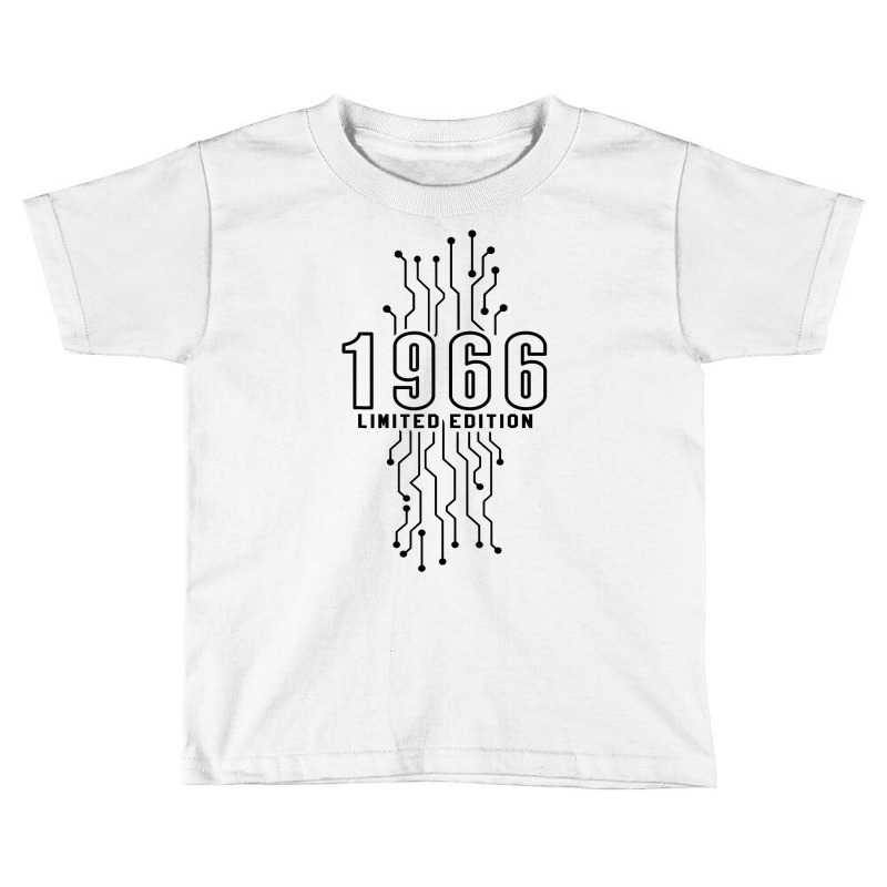 Birthday Year 1966 Limited Edition Gaming Gift Nerd Computer T Shirt Toddler T-shirt by tamarogbbrazee4 | Artistshot