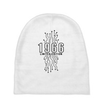 Birthday Year 1966 Limited Edition Gaming Gift Nerd Computer T Shirt Baby Beanies | Artistshot