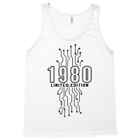 Birthday Year 1980 Limited Edition Gaming Gift Nerd Computer T Shirt Tank Top | Artistshot