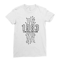 Birthday Year 1983 Limited Edition Gaming Gift Nerd Computer T Shirt Ladies Fitted T-shirt | Artistshot