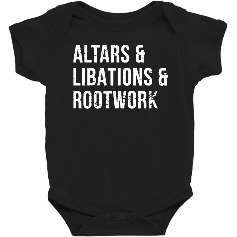 Altars Libations Rootwork Voodoo Hoodoo Baby Bodysuit by Romeo and Juliet | Artistshot