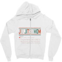 Jiu Jitsu Mom Definition Bjj Mma Jujitsu Martial Arts Women Zipper Hoodie | Artistshot