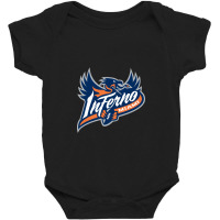 Football Miami Inferno Baby Bodysuit | Artistshot