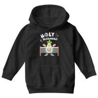 Funny Volleyball Lovers T  Shirt Holy Blockamole Funny Avocado Blocker Youth Hoodie | Artistshot