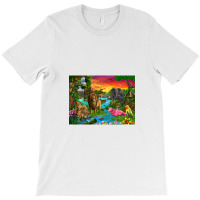 African Paradise Premium Scoop T-shirt | Artistshot