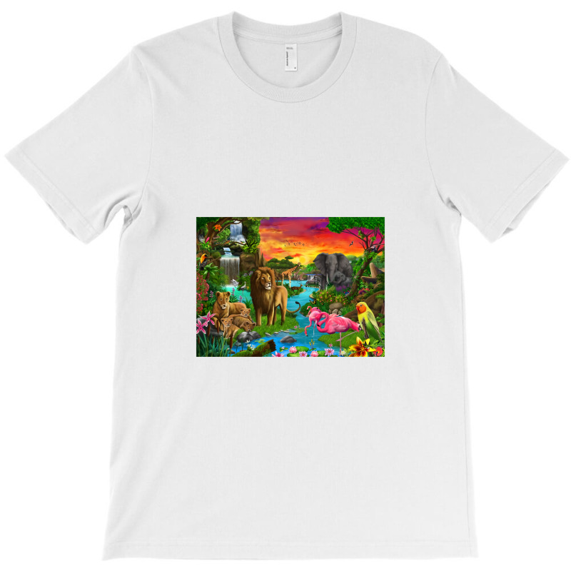 African Paradise Premium Scoop T-Shirt by BertFitt | Artistshot