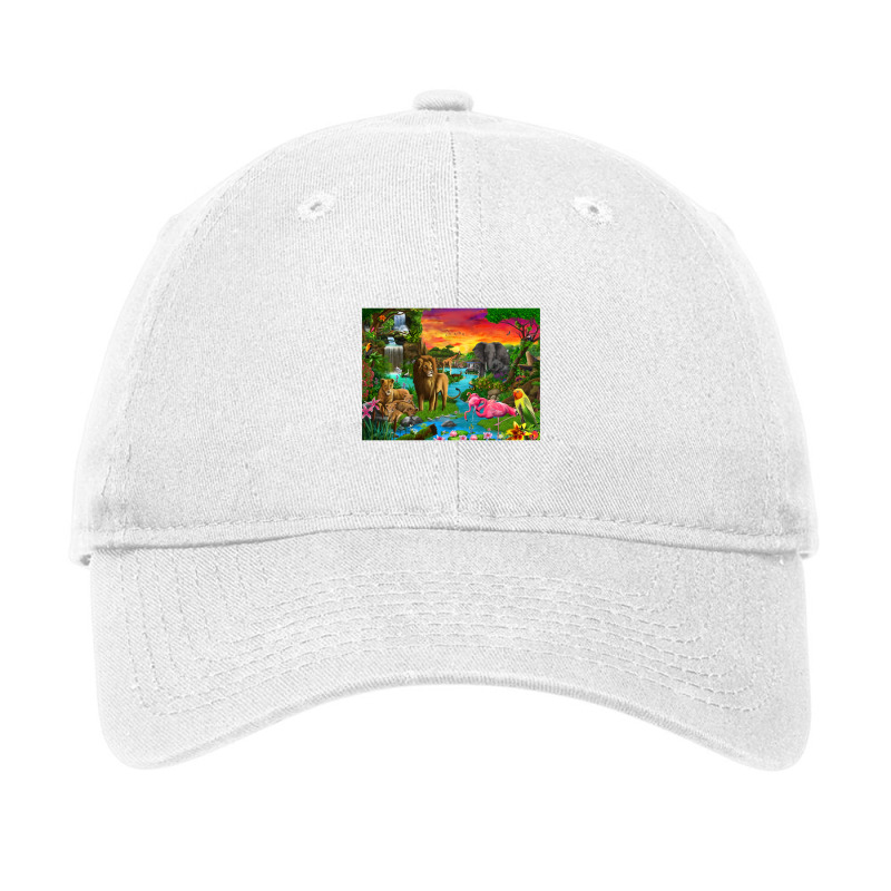 African Paradise Premium Scoop Adjustable Cap by BertFitt | Artistshot