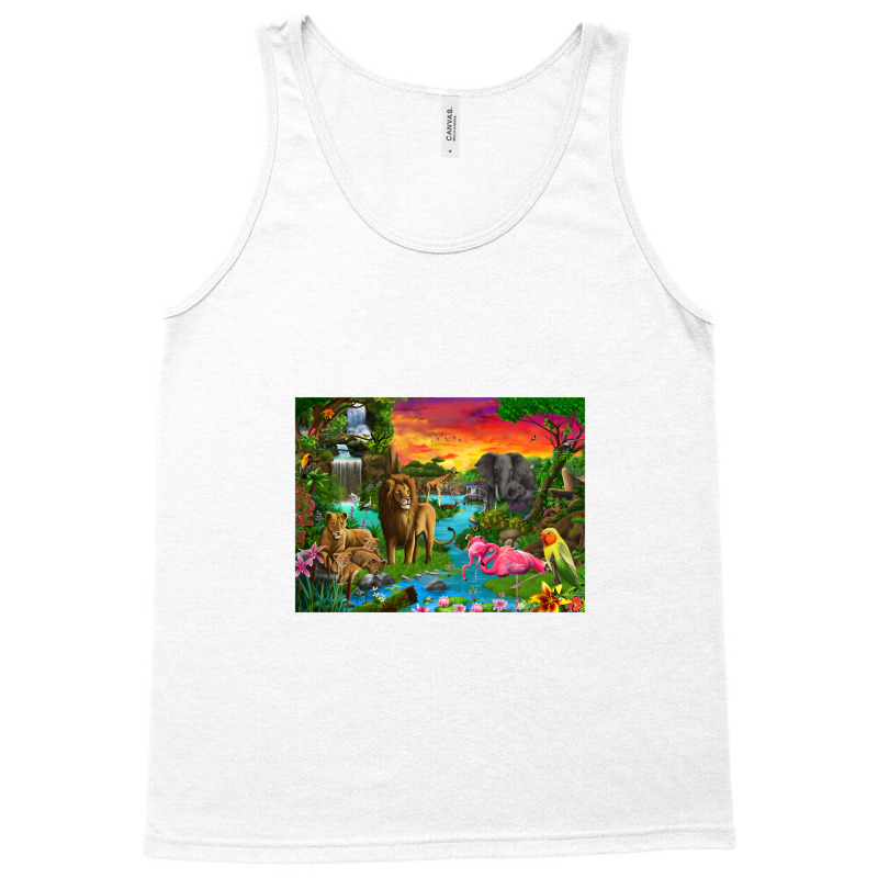 African Paradise Premium Scoop Tank Top by BertFitt | Artistshot