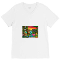 African Paradise Premium Scoop V-neck Tee | Artistshot