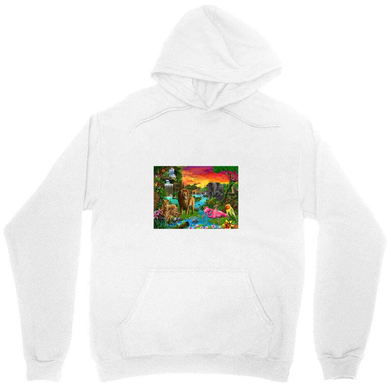 African Paradise Premium Scoop Unisex Hoodie by BertFitt | Artistshot