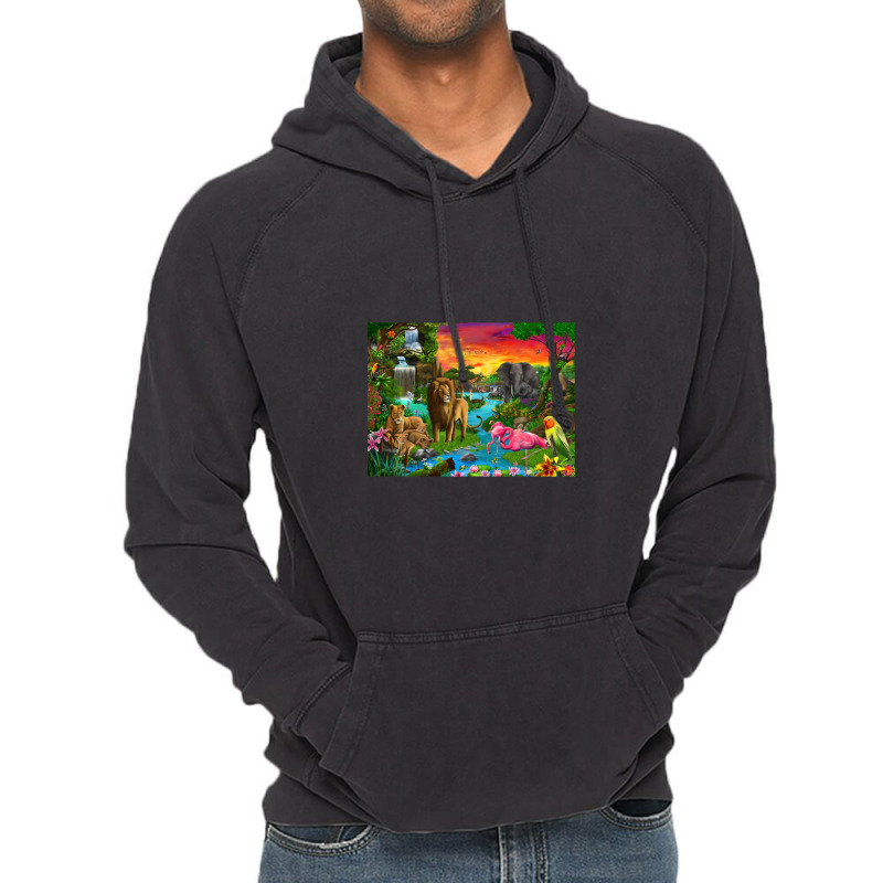 African Paradise Premium Scoop Vintage Hoodie by BertFitt | Artistshot