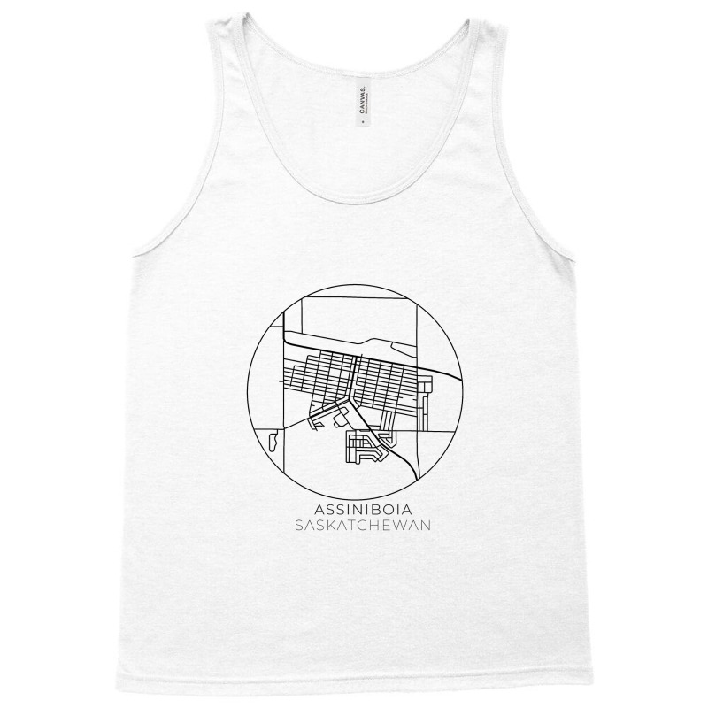 Assiniboia Map Tank Top | Artistshot