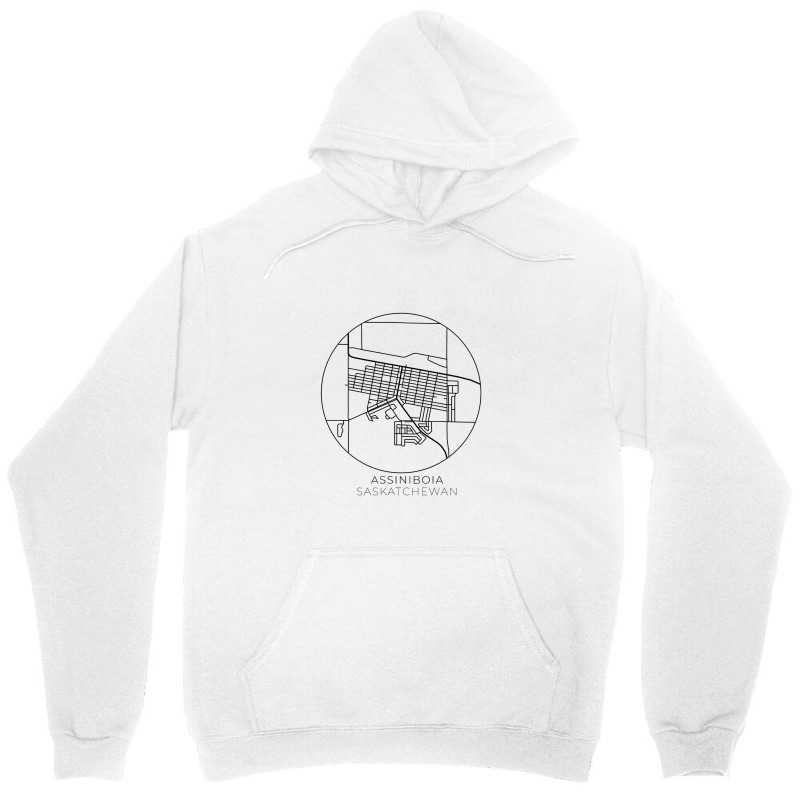 Assiniboia Map Unisex Hoodie | Artistshot