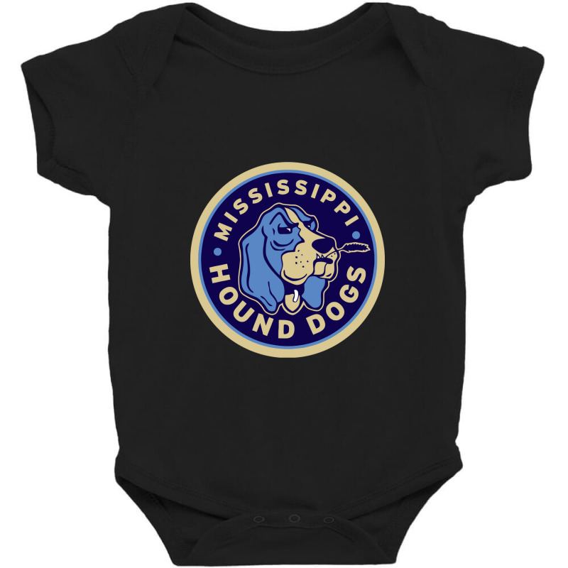 Football Mississippi Hound Dogs Baby Bodysuit | Artistshot