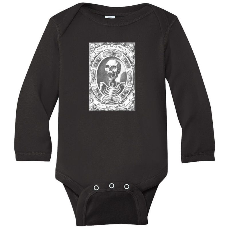 I Used To Have Dreams Long Sleeve Baby Bodysuit by gusjigangkudus | Artistshot