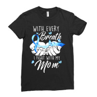 Diabetes Diabetic I Fight With My Mom Diabetes Awareness480 Diabetes A Ladies Fitted T-shirt | Artistshot