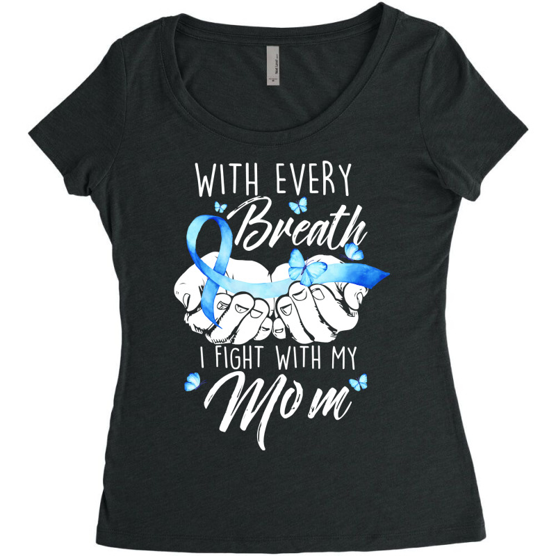 Diabetes Diabetic I Fight With My Mom Diabetes Awareness480 Diabetes A Women's Triblend Scoop T-shirt by circularflap | Artistshot