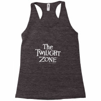 Twilight Zone Simple Title Text Graphic Racerback Tank | Artistshot