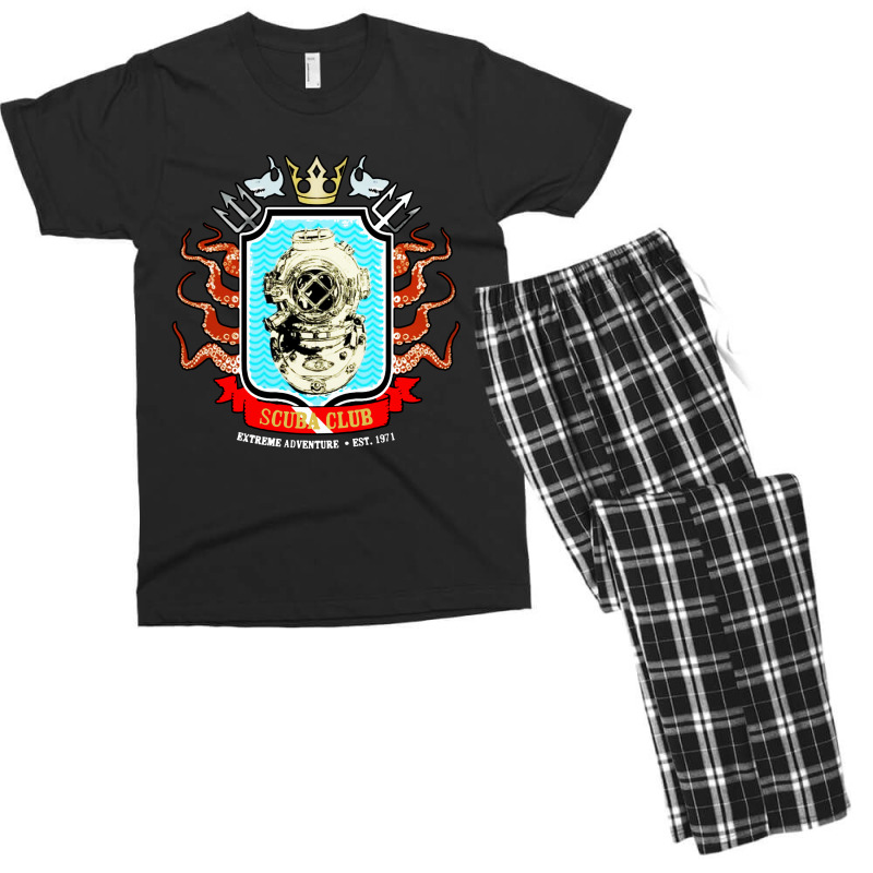 Scuba Club Men's T-shirt Pajama Set by Cheapshop | Artistshot