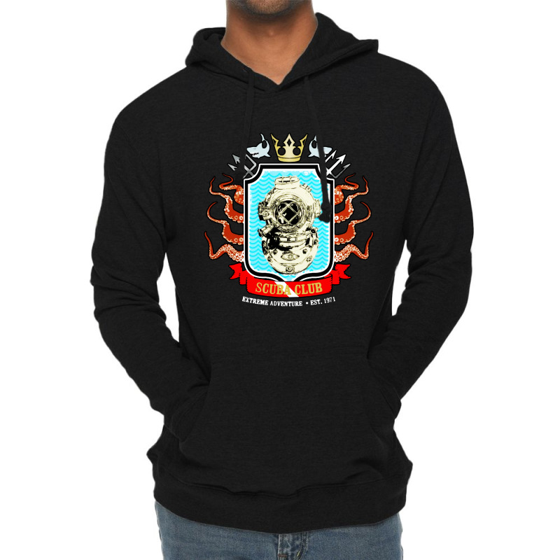 Scuba Club Lightweight Hoodie by Cheapshop | Artistshot