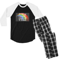 I Went Outside Once & I Died  Nihilist Meme Design Men's 3/4 Sleeve Pajama Set | Artistshot