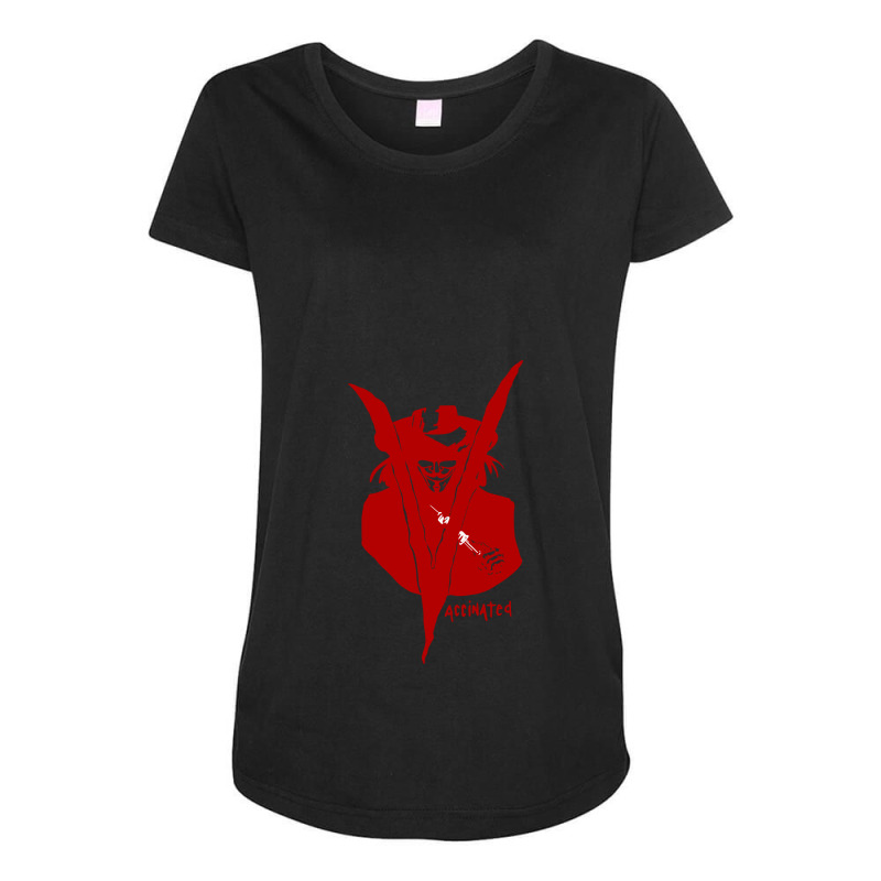 V For Vaccinated Maternity Scoop Neck T-shirt by Factory fashion | Artistshot