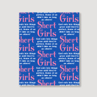 Short Girls God Only Lets Things Grow Up Portrait Canvas Print | Artistshot