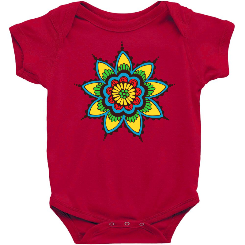 Ethnic Mandala Art Baby Bodysuit by Chiks | Artistshot