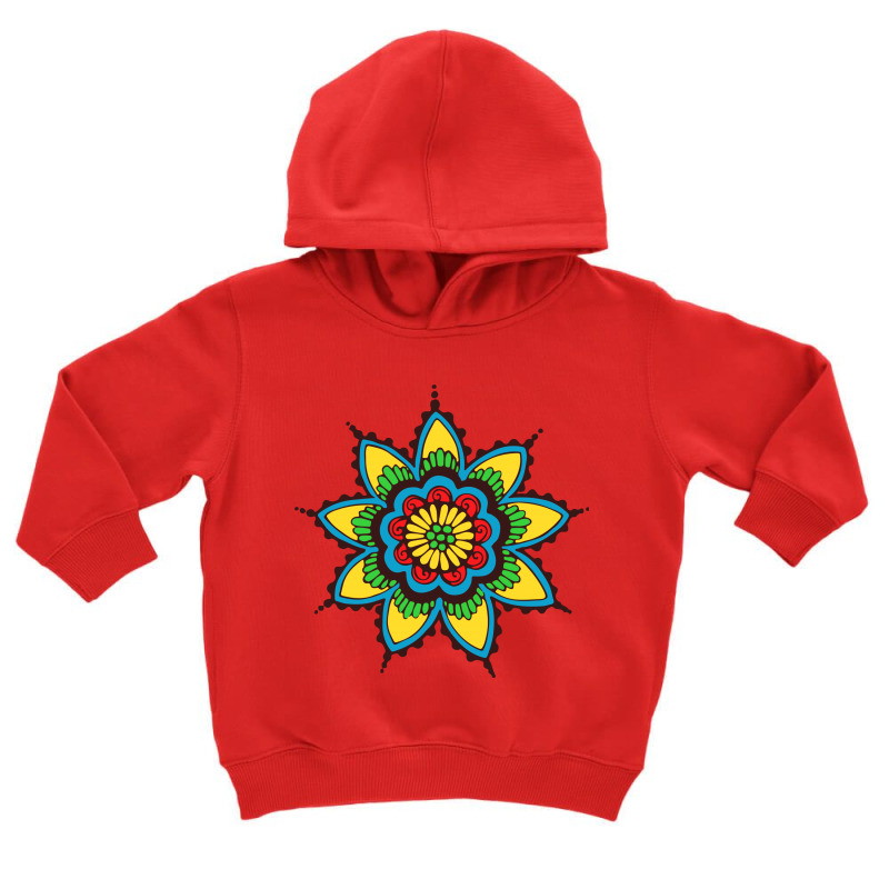 Ethnic Mandala Art Toddler Hoodie by Chiks | Artistshot