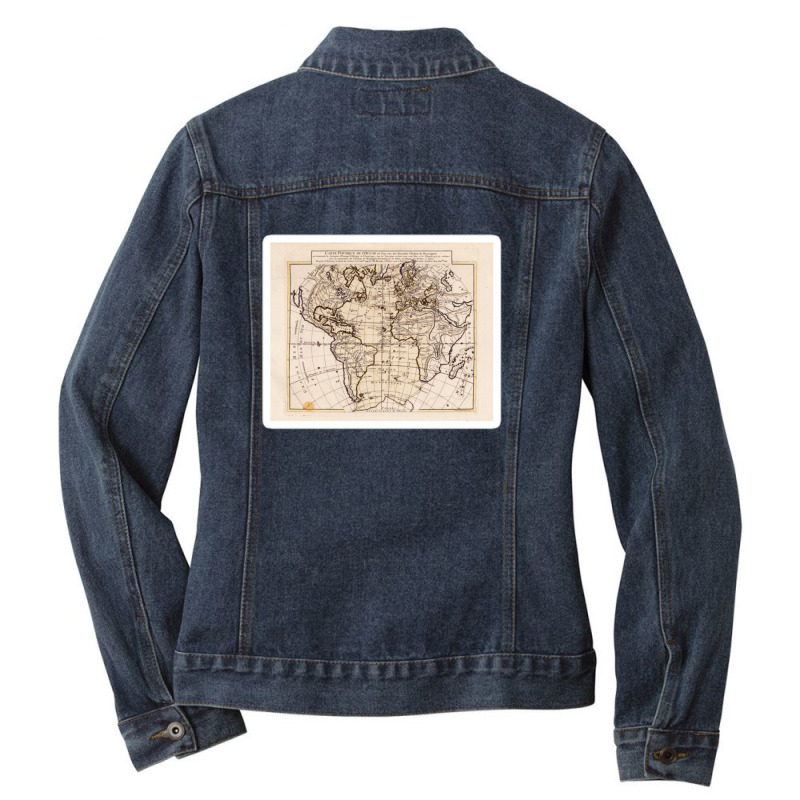 Claude Monet The Magpie 45369381 Ladies Denim Jacket by wahidd22 | Artistshot