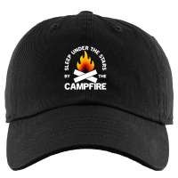 Under The Stars By The Campfire Kids Cap | Artistshot