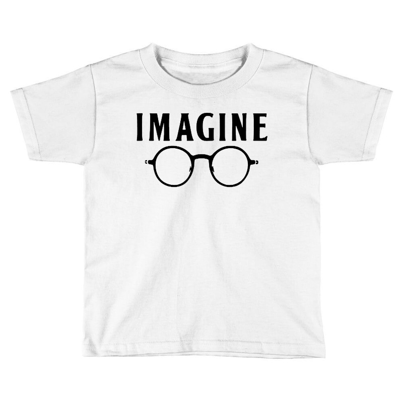 Imagine T Shirt Choose Peace Peaceful Lennon Glasses No War Toddler T-shirt | Artistshot