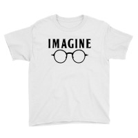Imagine T Shirt Choose Peace Peaceful Lennon Glasses No War Youth Tee | Artistshot