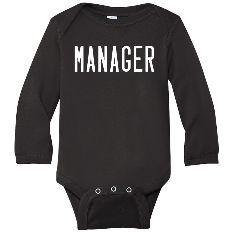 Manager Company Team Leader Boss Long Sleeve Baby Bodysuit by Romeo and Juliet | Artistshot