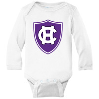 Holy Cross Crusaders Long Sleeve Baby Bodysuit | Artistshot