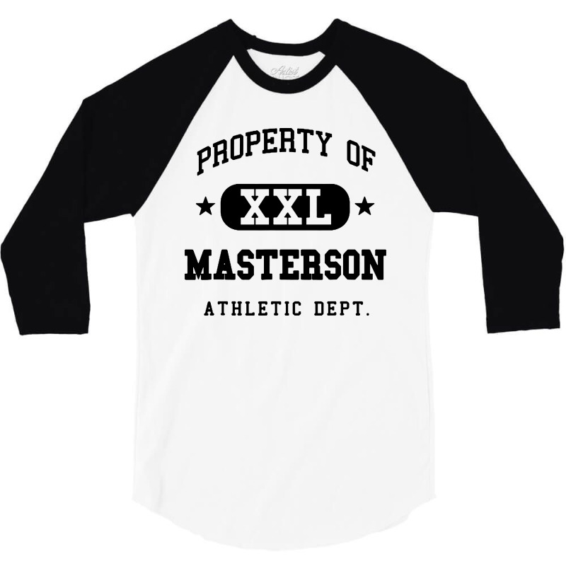 Masterson Name School Vintage Retro Funny 3/4 Sleeve Shirt by Romeo and Juliet | Artistshot