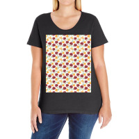 Rose Flower Floral Pattern Ladies Curvy T-shirt | Artistshot