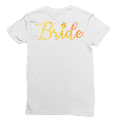 Bride Ladies Fitted T-shirt Designed By Akin