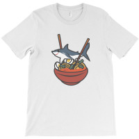 Shark Ramen Illustration T-shirt | Artistshot