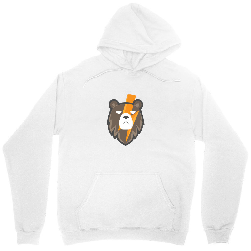 Thunder Bear Illustration Unisex Hoodie by RAPart | Artistshot