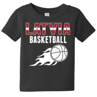 Latvia Basketball Fans Jersey   Latvian Flag Summer Sports T Shirt Baby Tee | Artistshot