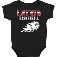 Latvia Basketball Fans Jersey   Latvian Flag Summer Sports T Shirt Baby Bodysuit | Artistshot