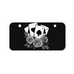 old school playing cards tattoo Bicycle License Plate | Artistshot